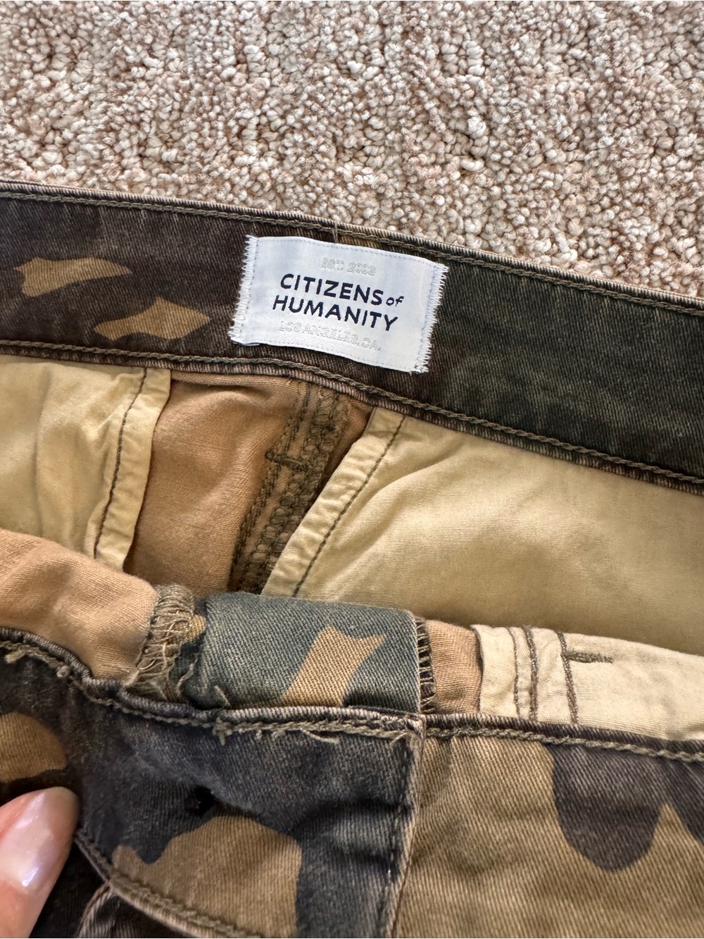 CITIZENS OF HUMANITY FLIGHT PANT IN CAMO SIZE 25 NWOT - Picture 10 of 11